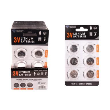 Battery 3v Lithium 6pk