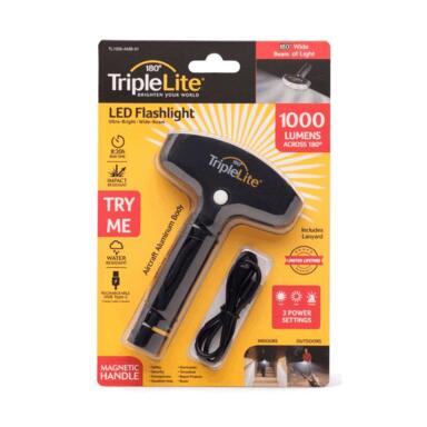 FLASHLIGHT 1000L BLK