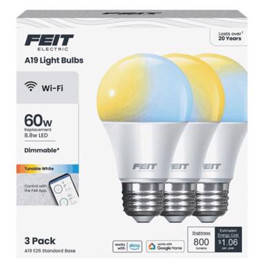 60W A19 ADJ SMART WHT LED
