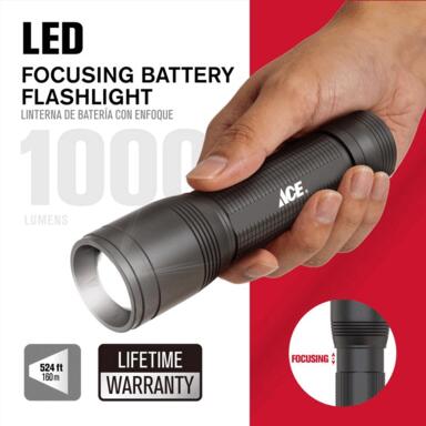 Ace Flashlight Led Aa 1000lum