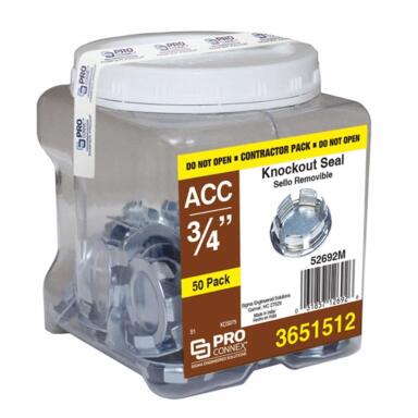 50PK 3/4" Knockout Seal