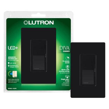 150W Black Rocker Dimmer Switch