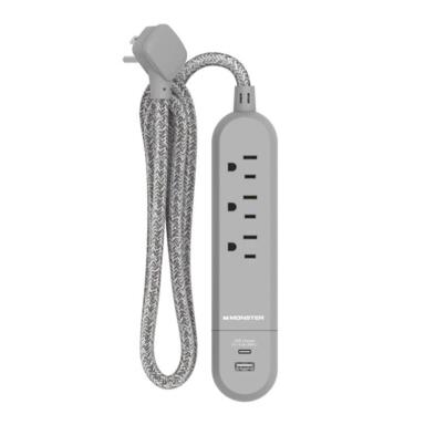 Power Strip 3 outlet W/USB Port