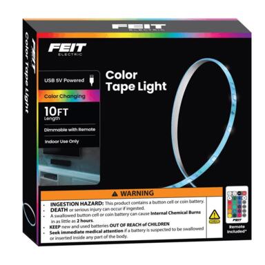 TAPE LIGHT 10' MULTI