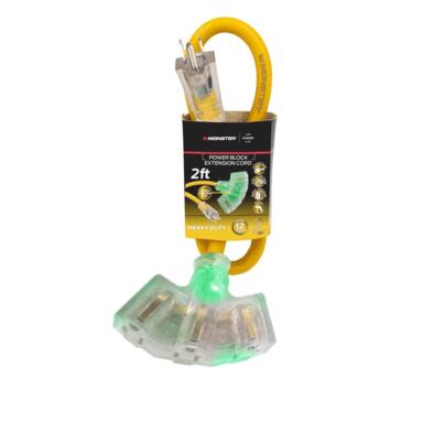 Extension 12/3 Sjtw 2' 3 Outlet