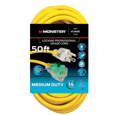 Extension 50' 14/3 Sjtw Monster