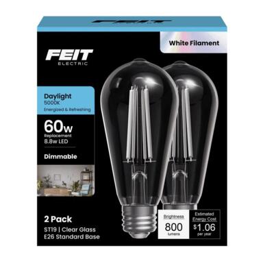 Ft Led St19 Dl 60w 2pk