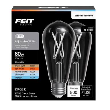 Ft Led St19 Aw 60w 2pk
