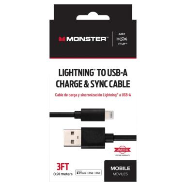 3' Lightning to USB-A Cable