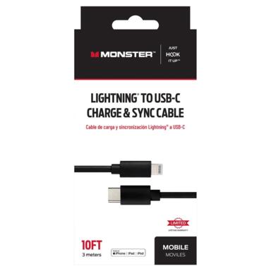 10' Lightning - USB-C Sync Cable