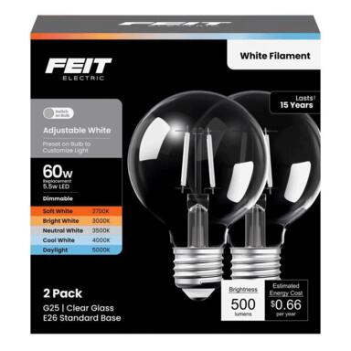 LED BULB G25 E26 12W