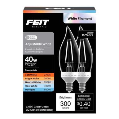 Ft Led Ba10 Aw 40w 2pk
