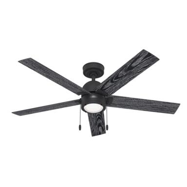 CEIL FAN 52" BLK MATTE