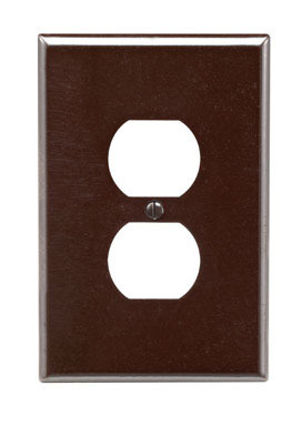 1G BROWN JUMBO RECETPACLE PLATE