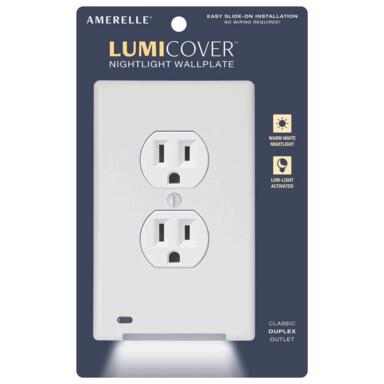 NL WALL PLATE 1G WHT DEC
