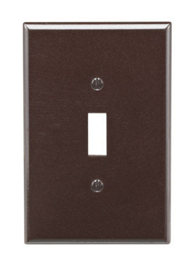 1G BROWN JUMBO SWITCH PLATE