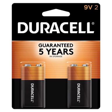 2PK 9V Duracell Batteries