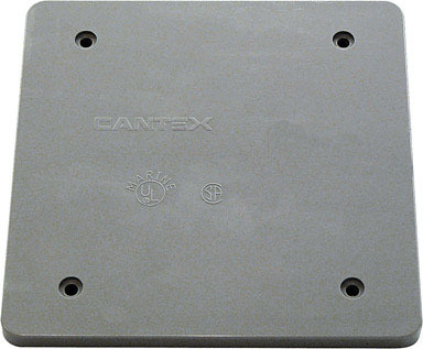 2 GANG CONDUIT BLANK COVER 1 PED