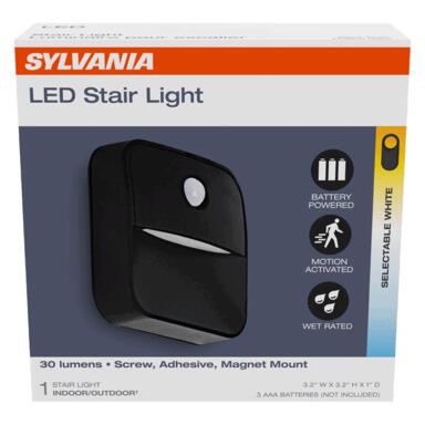 STR LGHT LED BLK 30LM
