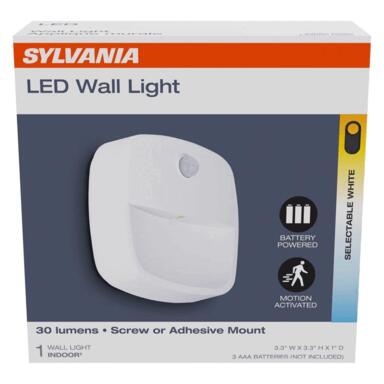 Scrty Wl Lt Led Wht 35lm