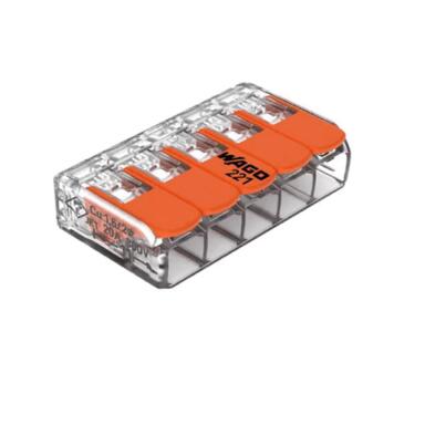 5 Port Lever Wire Connector 10PK