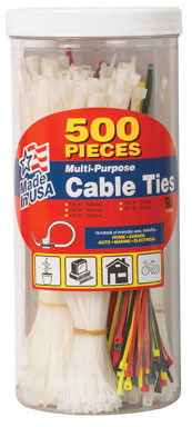 Ties Cable Jar Asst500ea