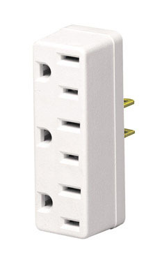 Polarized 3 Outlet Adapter