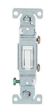 SWITCH QT 1POLE WH PK10