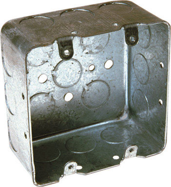 4 x 2-1/8 Steel Switch Box 2G