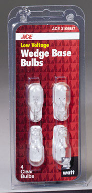 BULB 4W CLR WDG BSE 4PK