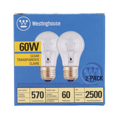 BULB 60W A15 130V CLR 2P