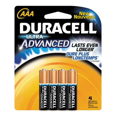 BATTERY DURACELL ALKLN AAA 4PK