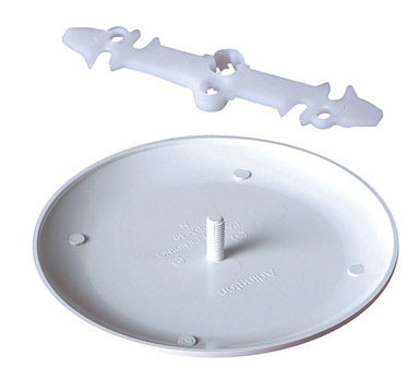PLATE COVR UNIV WHT 4"