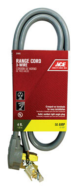 ACE 4' Range Cord 3 Wire