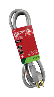ACE 6' 16/3 Appliance Cord