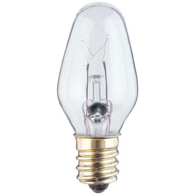 Westinghouse 7 W C7 Specialty Incandescent Bulb E12 (Candelabra) White 2 pk