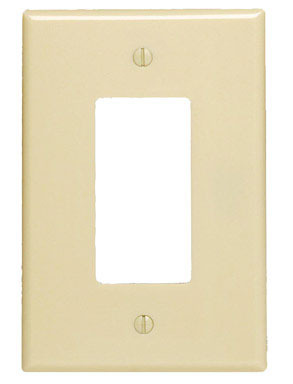 IVORY JUMBO GFI PLATE