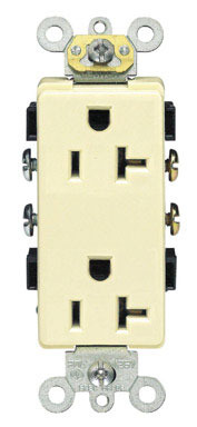 Duplex Outlet Decor 20a Ivy