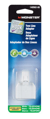 ADAPTER TWO-LINE WHITE
