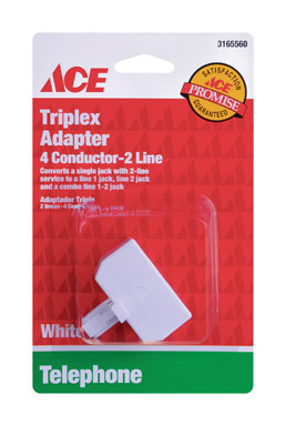 TRIPLEX ADAPTER 2L WHT