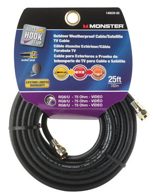 25' Video Coax Cable