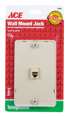 JACK-PHONE WALL IVORY