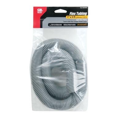 Tubing Flex 1"x5' Gray