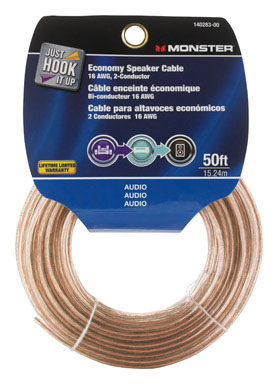 50' Cable Bocina 16 AWG
