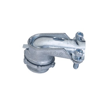 Sigma Engineered Solutions ProConnex 1/2 in. D Die-Cast Zinc 90 Degree Squeeze Connector For AC, MC
