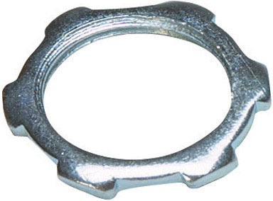 Sigma Engineered Solutions ProConnex 1/2 in. D Zinc-Plated Steel Electrical Conduit Locknut For Rigi