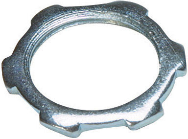 Sigma Engineered Solutions ProConnex 3/4 in. D Zinc-Plated Steel Electrical Conduit Locknut For Rigi