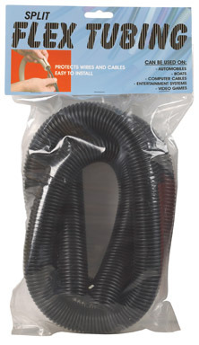 TUBING FLEX 1"X5' BLK