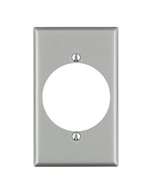 2x4 Tapa Outlet Sencilla Silver