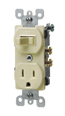 SWITCH/RECEPTACLE SP15IV